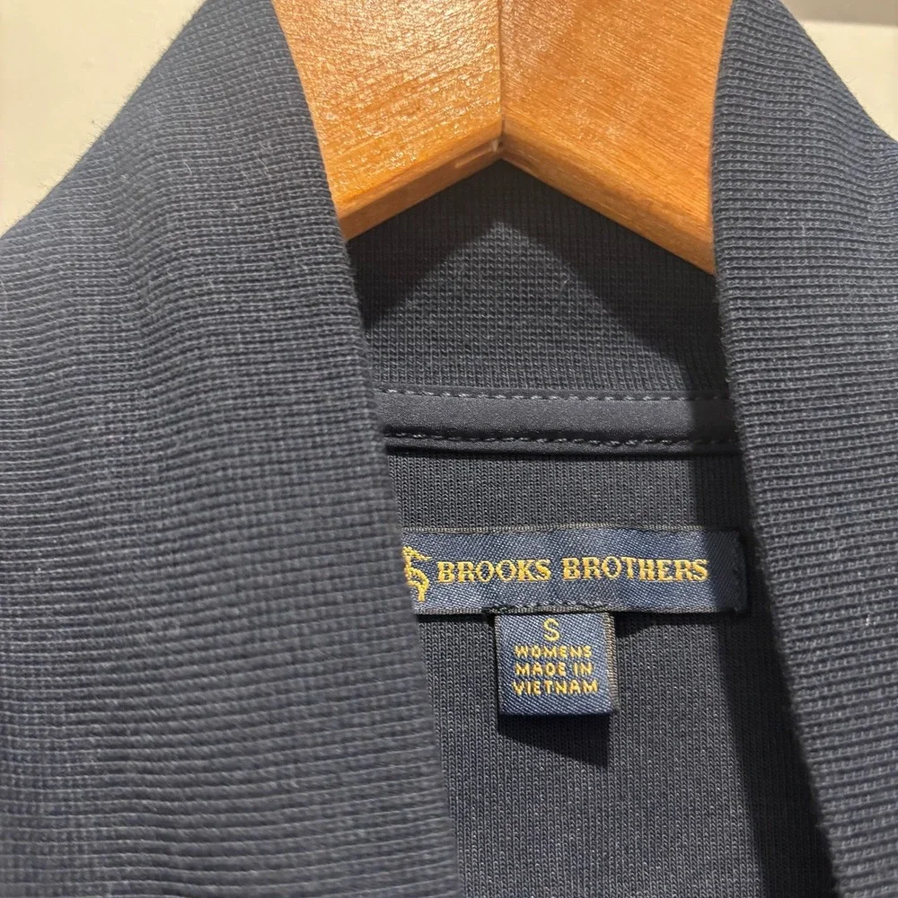 Brooks‎ Brothers Women's Noble Schools Navy Blue Full Zip Track Jacket Small